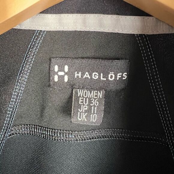 Haglofs Wind stopper Jacket w Gore Technology full zip coat blue women’s 36 / 6 - Picture 4 of 12